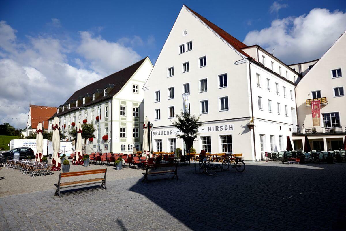Akzent Brauerei Hotel Hirsch Ottobeuren Exterior photo